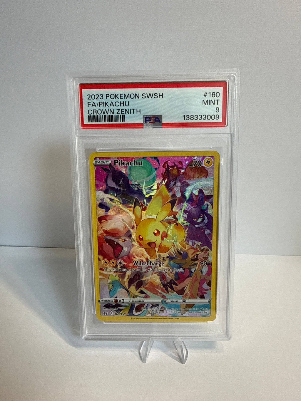 Pikachu 160 PSA 9